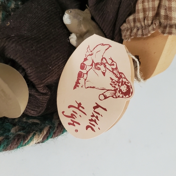 Lizzie High Handmade Wood Doll with Cat 1987 - Picture 7 of 9